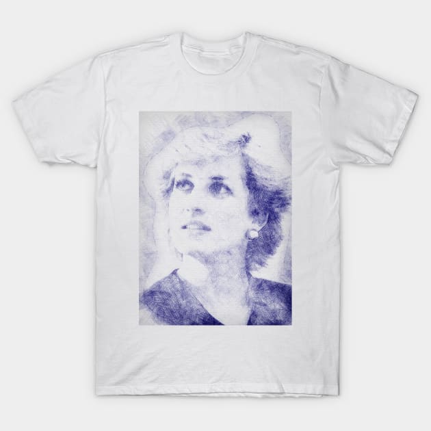 diana princess T-Shirt by pucil03